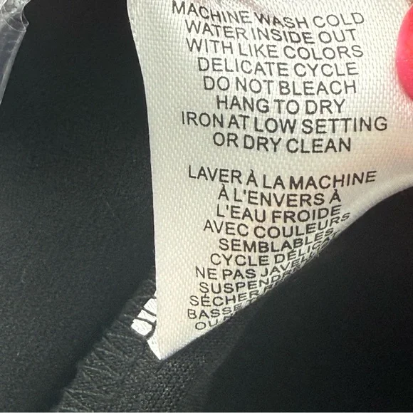 NWT Jules & Leopold Sleeveless Classic Cropped Blouse Shirt Black Size Large - Picture 8 of 8